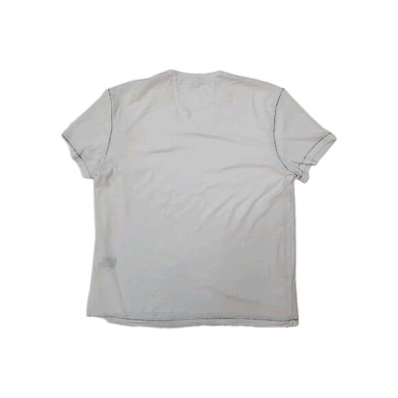 John Varvatos Collection Luxury Cotton T Shirt V Neck MEN'S Size LARGE WHITE - Picture 5 of 5